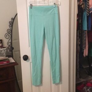 Mint cropped pants